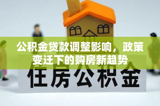 泰来公积金贷款调整影响，政策变迁下的购房新趋势