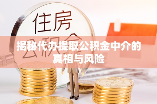 泰来揭秘代办提取公积金中介的真相与风险