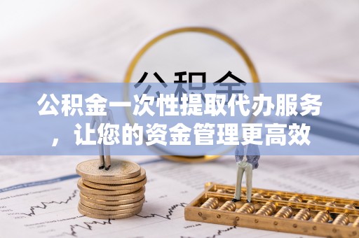 泰来公积金一次性提取代办服务，让您的资金管理更高效