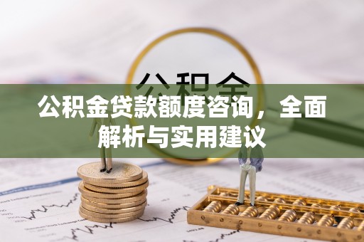 泰来公积金贷款额度咨询，全面解析与实用建议