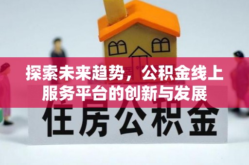 泰来探索未来趋势，公积金线上服务平台的创新与发展