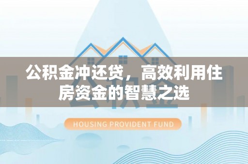 泰来公积金冲还贷，高效利用住房资金的智慧之选