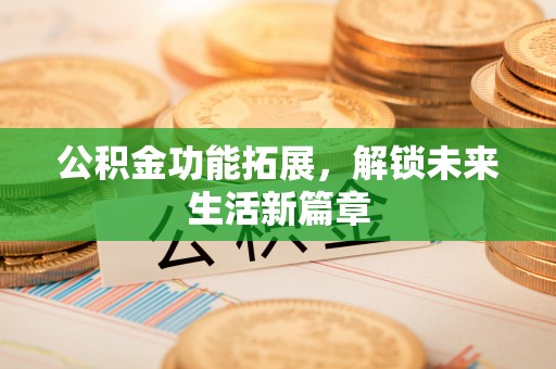 泰来公积金功能拓展，解锁未来生活新篇章